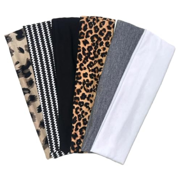 Trendy TERSE Leopard Print Headbands for Women