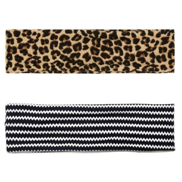 Trendy TERSE Leopard Print Headbands for Women