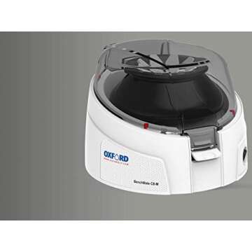 Oxford BenchMate C8-M Microcentrifuge - Small Size (10in X 10in X 8in), Magnetic Rotor, 8 Slot X 1.5/2.0 mL Tube Capacity, 6000rpm / 2000xG Speed