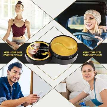 24K Gold Eye Patches for Dark Circles & Puffiness