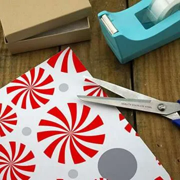 GRAPHICS & MORE Peppermint Swirl Gift Wrap Wrapping Paper Roll