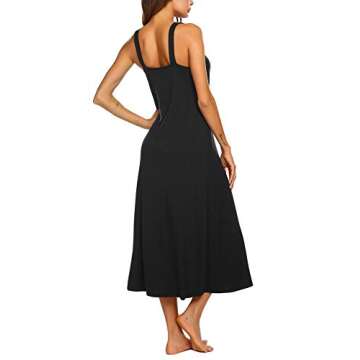 Ekouaer Nursing Long Nightgown - Perfect Maternity Sleep Dress