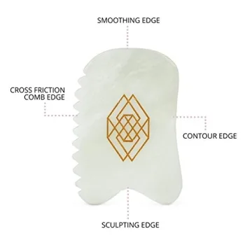 ILLUMINA BEAUTY Gua Sha Facial Tool for Sculpting & Drainage