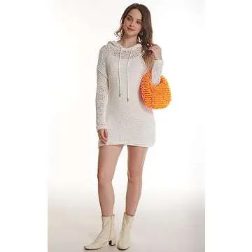 CATMICOO Y2K Fuzzy Purse, Fluffy Tote Bag, Cute Plush Purse for Women