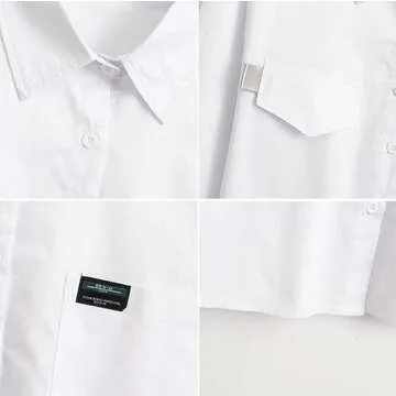 GAI Women's Alt Emo Gothic Button Down Shirt for Style