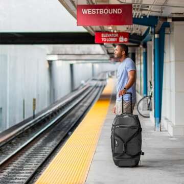 High Sierra Travel Bag - Durable Wheeled Duffel for All