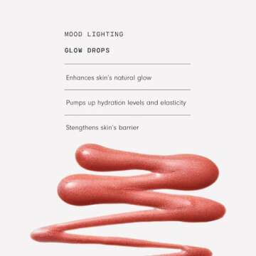 Versed Mood Lighting Luminizing Glow Drops, Sheer Bronzed - Liquid Highlight & Bronzing Drops with Illuminating Light-Reflecting Pigments - Antioxidants & Hydrating Hyaluronic Acid - Vegan (1 fl oz)