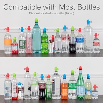 KiddiKap No Spill Silicone Bottle Topper Spout Bundle