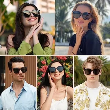 Stylish Oversized Polarized Cat Eye Sunglasses for Everyone