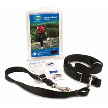 PetSafe Hands-Free Adjustable Dog Leash - Perfect for Running, Jogging, Hiking - Wear Around The Wai...