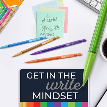 BIC Color Cues 60-Count Mechanical Pencil Set for School Supplies