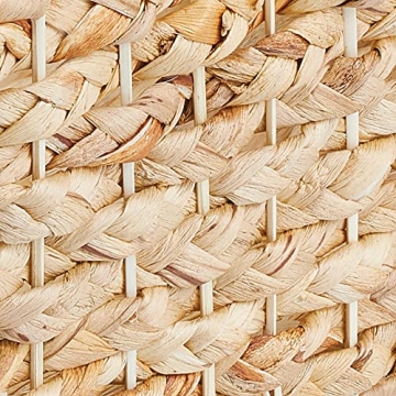 Natural Tan Braided Kitchen Basket for Organizing