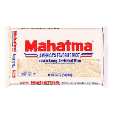 Mahatma Extra-Long-Grain Rice 2-Pound Bag - Gluten-Free, Non-GMO Quality