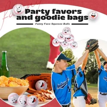 Arrowbash Mini Face Stress Balls Sporty Fun Stress Relief