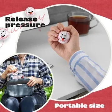 Arrowbash Mini Face Stress Balls Sporty Fun Stress Relief