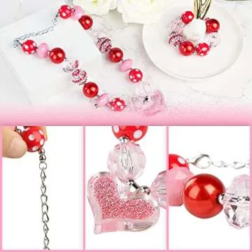 Charming 3 Otters Little Girls Necklace Bracelet Set