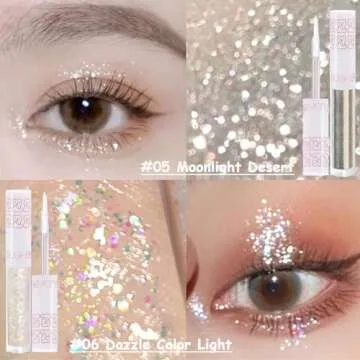 6Pcs Liquid Glitter Eye Set for Stunning Sparkle