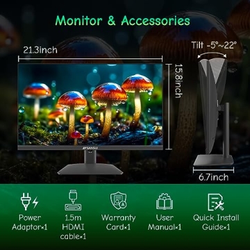 SANSUI 24 inch IPS Monitor - 1080P & Eye Care