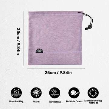 MCTi Neck Gaiter Warmer for Skiing Cycling Lightweight