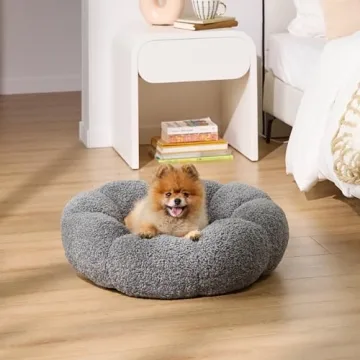 Lesure Calming Small Dog Bed for Cozy Naps