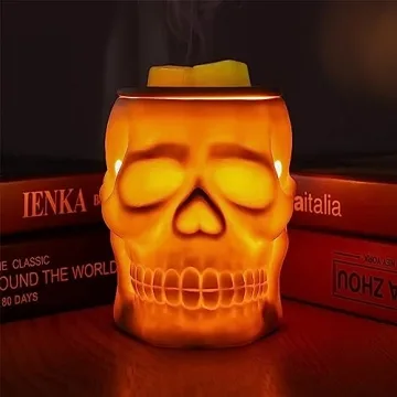 STAR MOON Halloween Skull Wax Warmer for Scented Melts