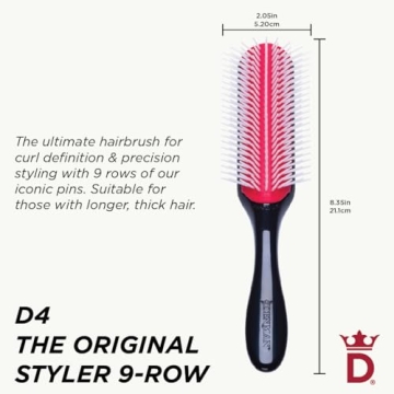 Denman D4 Hairbrush for Effortless Curl Definition and Styling
