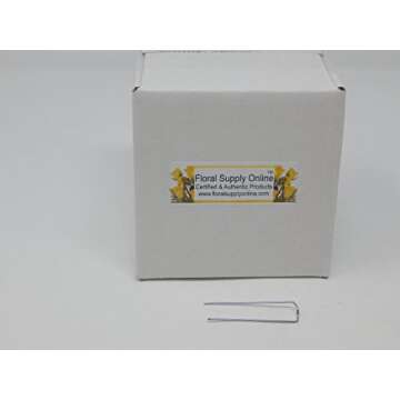 2 Inch Greening Pins (600 Pieces) - Floral Fern Pins for Straw Wreaths, Holiday Arrangements, & Craft Projects. Bulk Buy Quantities Available for Wholesale Prices.