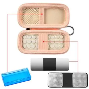 Heart Monitor Case Compatible with AliveCor Kardia Mobile ECG/for KardiaMobile 6L for Apple and Android Device - CASE ONLY (Pink)