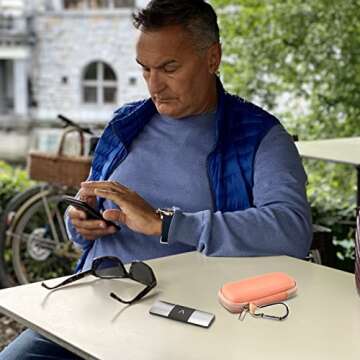 Heart Monitor Case Compatible with AliveCor Kardia Mobile ECG/for KardiaMobile 6L for Apple and Android Device - CASE ONLY (Pink)