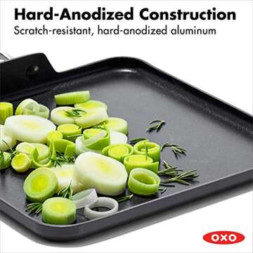 OXO 11" Nonstick Griddle Pan - Durable and Ergonomic Cookware