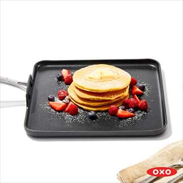 OXO 11" Nonstick Griddle Pan - Durable and Ergonomic Cookware