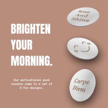 PuckBuddy 53.5mm Espresso Puck Screen Set - 3 Pack for Perfect Brews