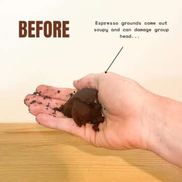 PuckBuddy 53.5mm Espresso Puck Screen Set for Quality Brewing