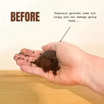 PuckBuddy 53.5mm Espresso Puck Screen Set for Quality Brewing