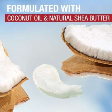 Aquaphor Naturally Inspired Lip Repair Stick with Coconut Oil and Natural Shea Butter, Hydrating Lip Balm Immediately Relieves Dryness, 0.17 Oz Stick