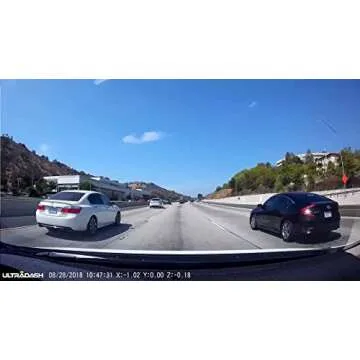 Dash Cam UltraDash C1 Bundle - 1080p Video, Night Vision, G-Sensor