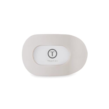 TELETIES Medium Flat Round Hair Clip - Strong Grip & Style