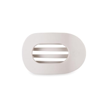 TELETIES Medium Flat Round Hair Clip - Strong Grip & Style