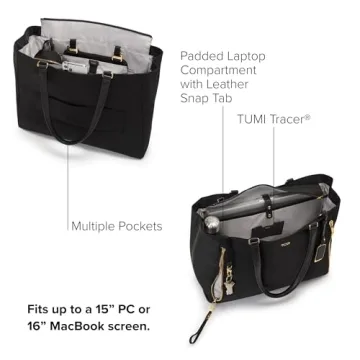 TUMI Voyageur Valetta Tote Stylish Laptop Purse