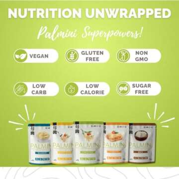 NEW! Palmini Pouch VARIETY PACK | Linguine | Angel Hair | Lasagna | Rice | Mashed | 4g of Carbs | As Seen On Shark Tank | Gluten Free (12 Ounce)