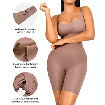 FeelinGirl Firm Control Butt Lifter Bodysuit for Women
