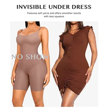 FeelinGirl Firm Control Butt Lifter Bodysuit for Women