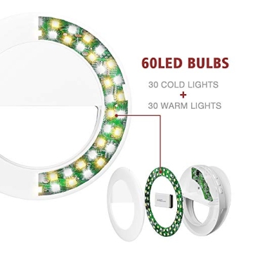 Selfie Ring Light with Clip - Perfect for Photos and Videos