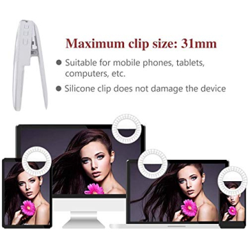 Selfie Ring Light with Clip - Perfect for Photos and Videos