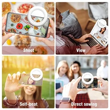 Selfie Ring Light with Clip - Perfect for Photos and Videos