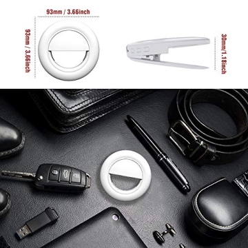 Selfie Ring Light with Clip - Perfect for Photos and Videos