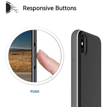 DesignSkin iPhone X Case with Card Holder and Durable Protection