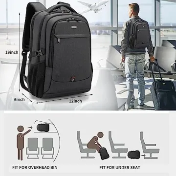 DUSLANG 17 Inch Laptop Backpack - Travel Ready & Functionality