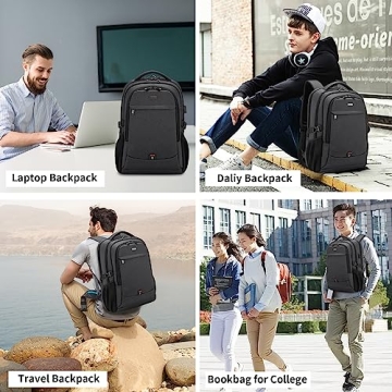 DUSLANG 17 Inch Laptop Backpack - Travel Ready & Functionality