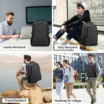 DUSLANG 17 Inch Laptop Backpack - Travel Ready & Functionality